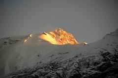 03 Annapurna IV Close Up At Sunset From Manang 